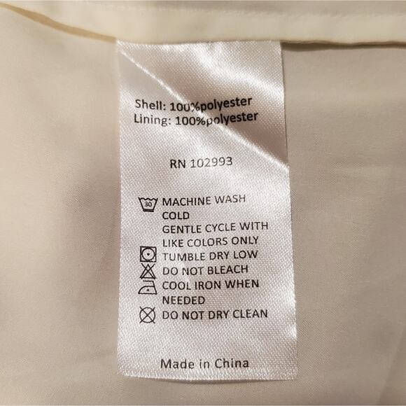 EUC Koche Collective White Polka-dot Frilly Ruffles Chiffon Dress French 40 US M - Picture 7 of 8